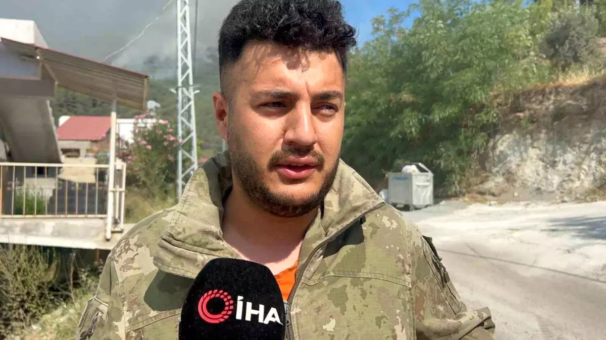 Hatay'daki Orman Yangını 24 Saat Geçmesine Rağmen Sürüyor