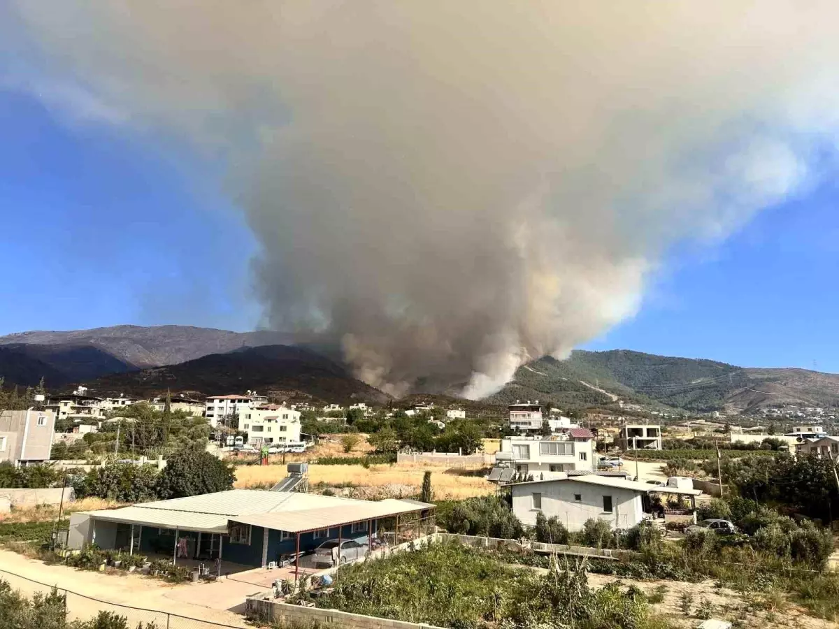 Hatay'daki Orman Yangınına Müdahale 22. Saatte Devam Ediyor