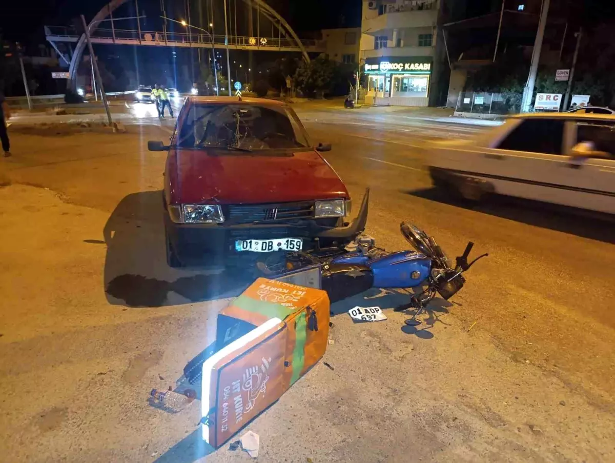 Adana'da Trafik Kazası: 1 Yaralı