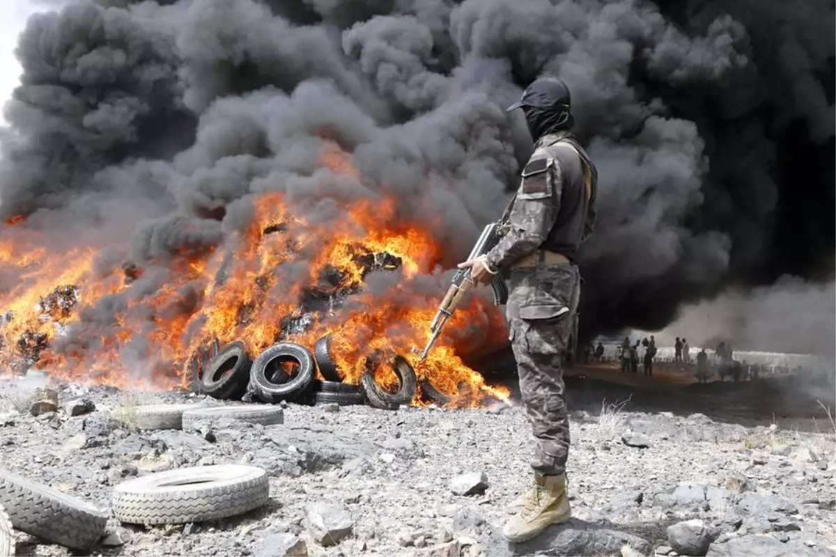 Yemen'de 19 Ton Uyuşturucu Madde İmha Edildi