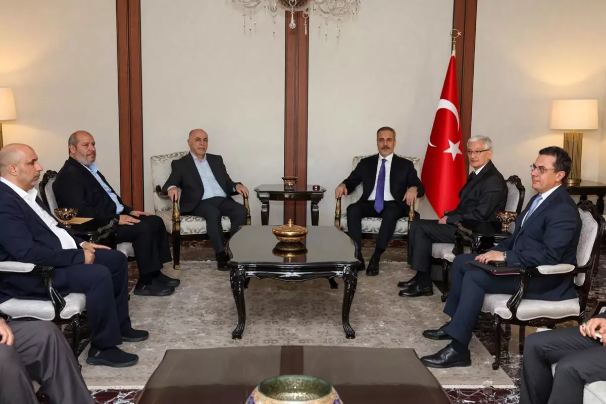 Bakan Fidan Hamas heyetiyle Ankara'da görüştü