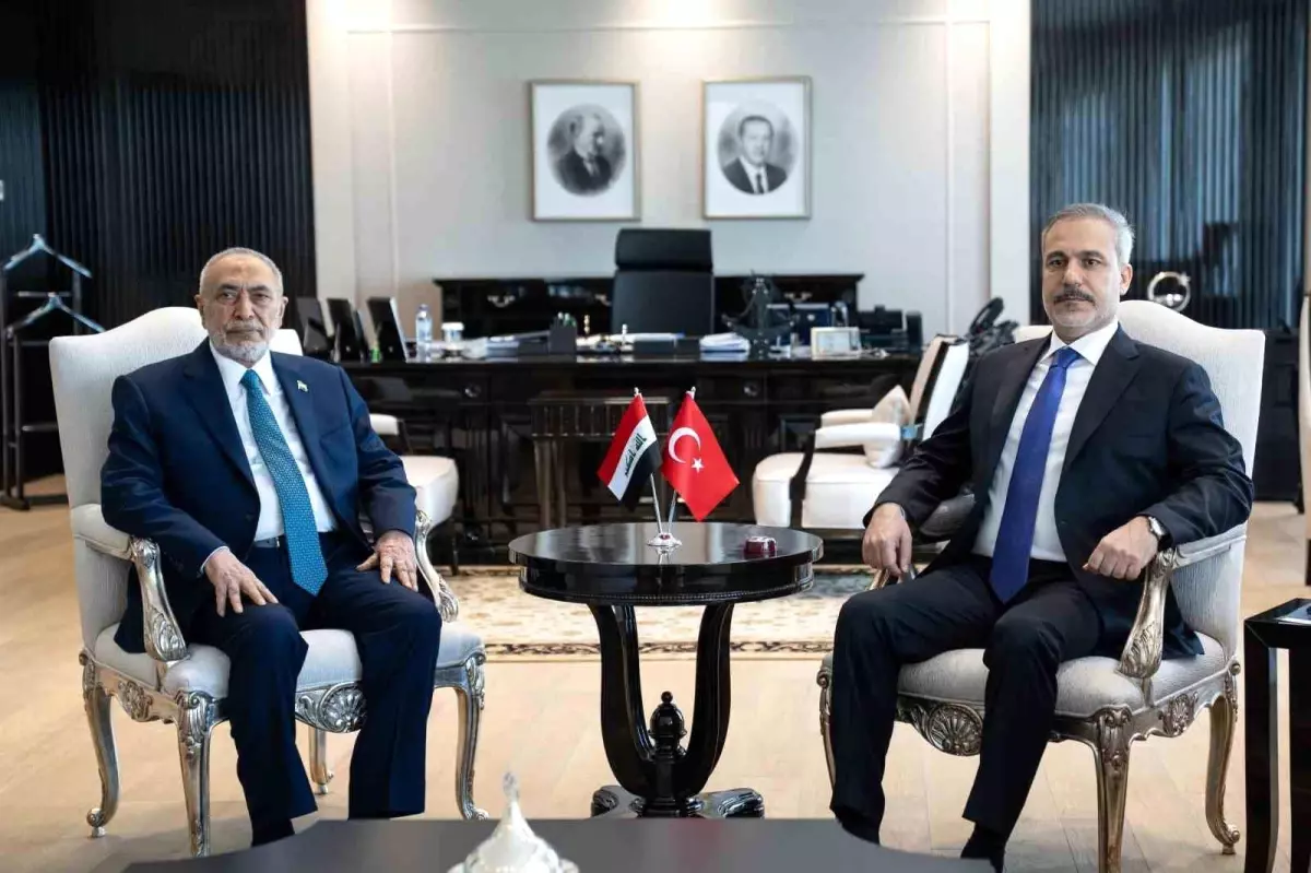 Hakan Fidan ve Irak Temsilciler Meclisi Başkanı Meşhedani Görüştü