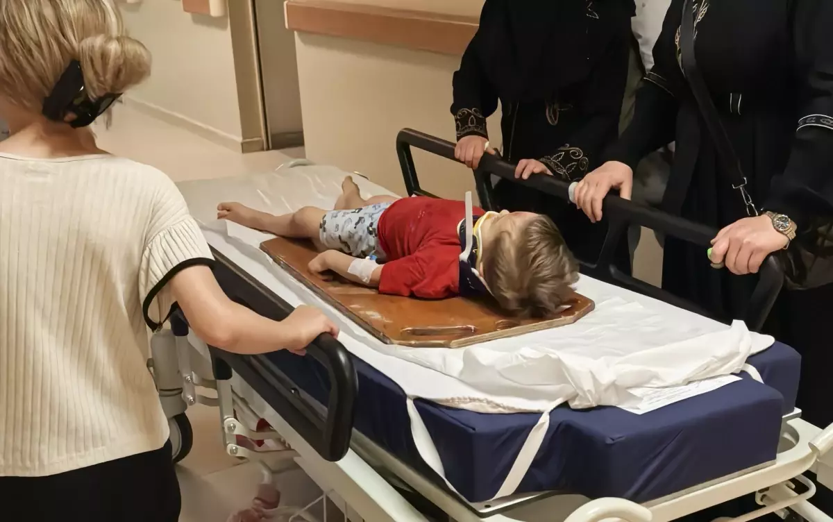 3 Yaşındaki Suriyeli Çocuk Balkondan Düştü