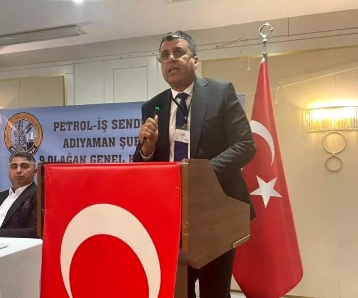 Petrol-İş Sendikası Adıyaman Şubesi'nde Genel Kurul Yapıldı