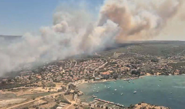 Fire in Çeşme and Urla! Some neighborhoods have been evacuated
