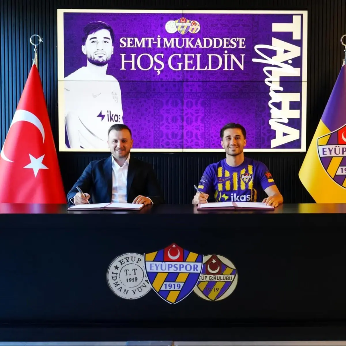 Eyüpspor, Talha Ülvan ile 3 Yıllık Sözleşme İmzaladı