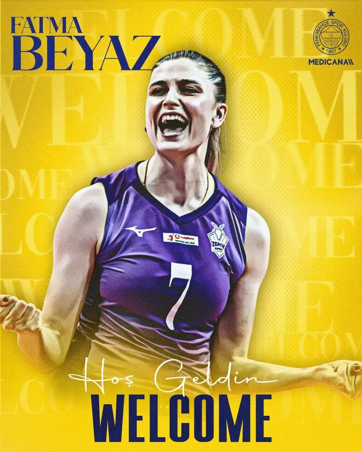 Fenerbahçe Medicana Kadın Voleybol Takımı, Fatma Beyaz'ı Transfer Etti