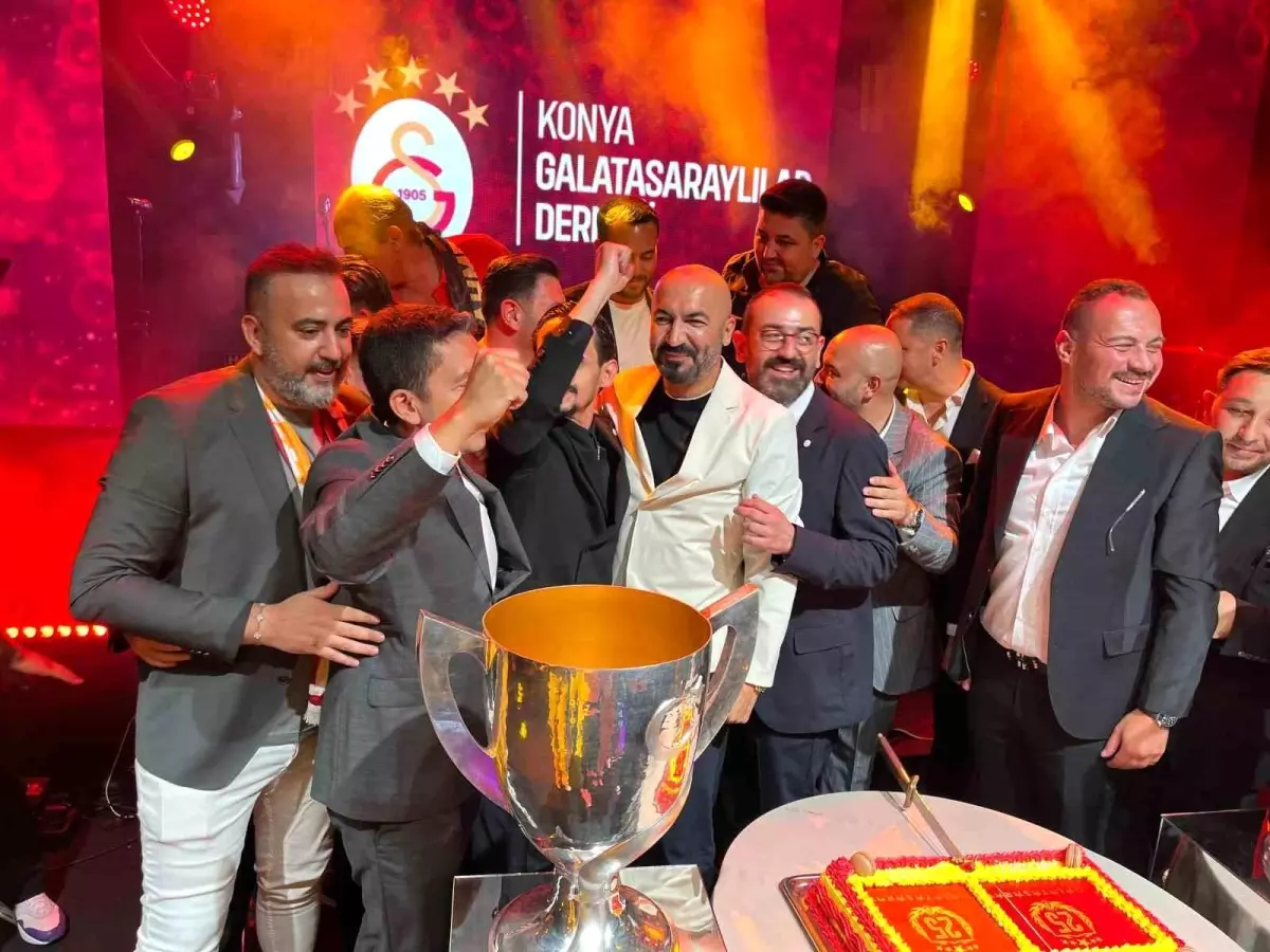 Galatasaray'ın 25. Şampiyonluğu Konya'da Coşkuyla Kutlandı