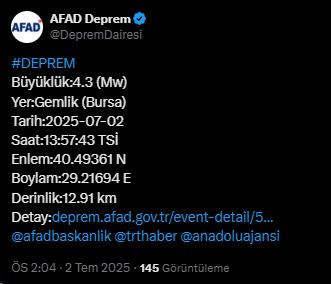 Gemlik'te art arda yaşanan depremlerle ilgili Naci Görür'den korkutan açıklama