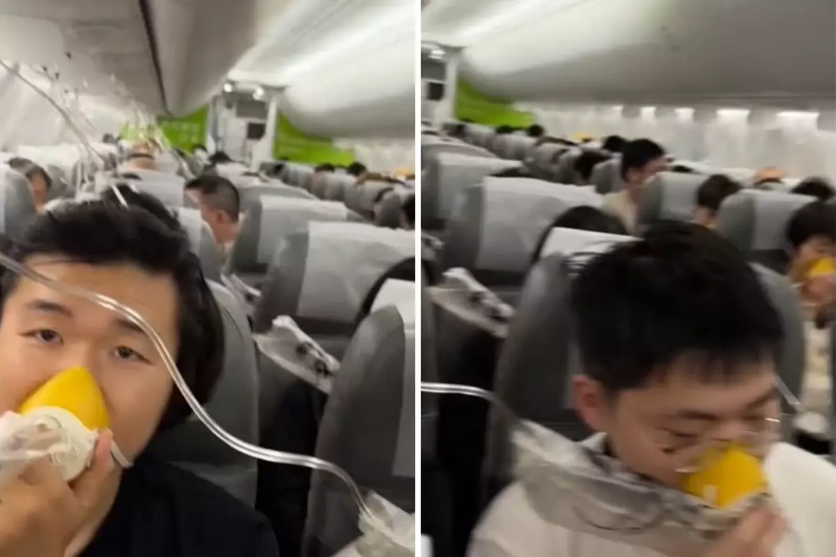 Şok An! Shanghai-Tokyo Uçağı 8.000 Metre İniş Yaptı: Yolcuları Korku İçinde Yaşadı
