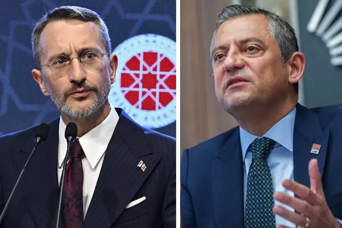 İletişim Başkanı Altun: Özgür Özel'in ifadeleri toplumsal barışı zedeleyen ciddi bir sorumsuzluktur