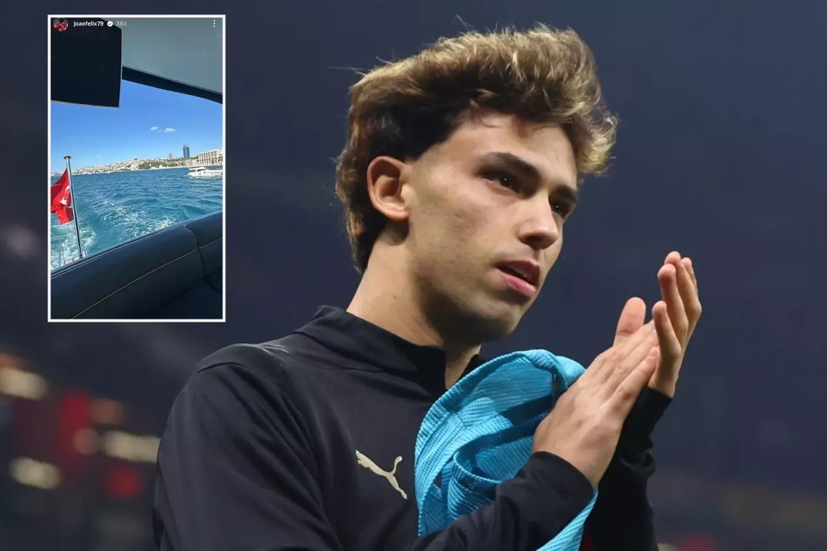 İsmi Galatasaray ile anılan Joao Felix'ten İstanbul'da sürpriz paylaşım