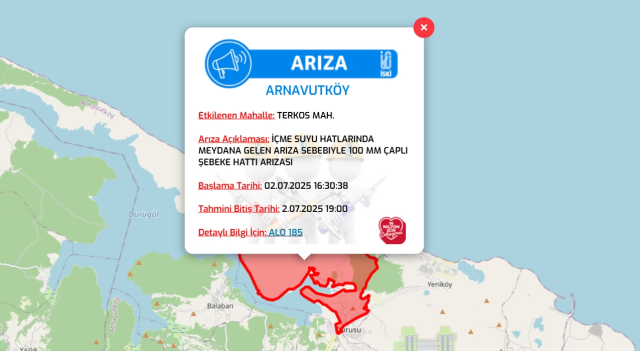 İstanbul ARNAVUTKÖY su kesintisi! 2-3 Temmuz İSKİ Arnavutköy su kesintisi ne zaman bitecek, sular ne zaman gelecek?