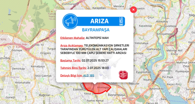 İstanbul BAYRAMPAŞA su kesintisi! 2-3 Temmuz İSKİ Bayrampaşa su kesintisi ne zaman bitecek, sular ne zaman gelecek?