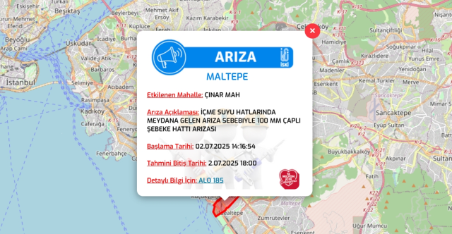 İstanbul MALTEPE su kesintisi! 2-3 Temmuz İSKİ Maltepe su kesintisi ne zaman bitecek, sular ne zaman gelecek?