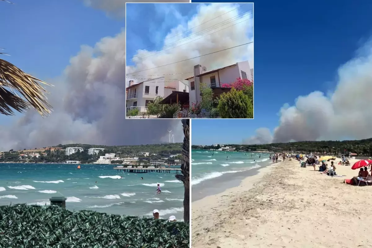 İzmir'deki yangın Çeşme'ye de sıçradı! Tahliye anonsları yapılıyor