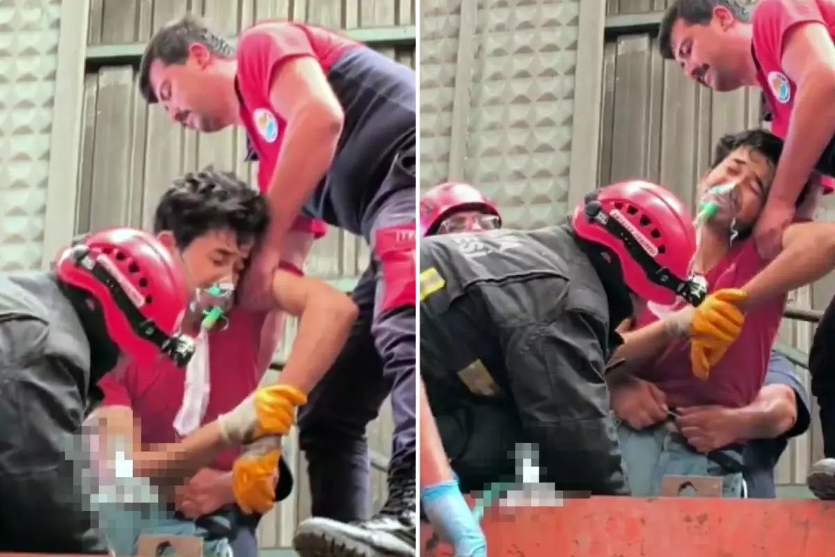 Kahreden görüntüler! Genç yaşında 2 bacağını birden kaybetti
