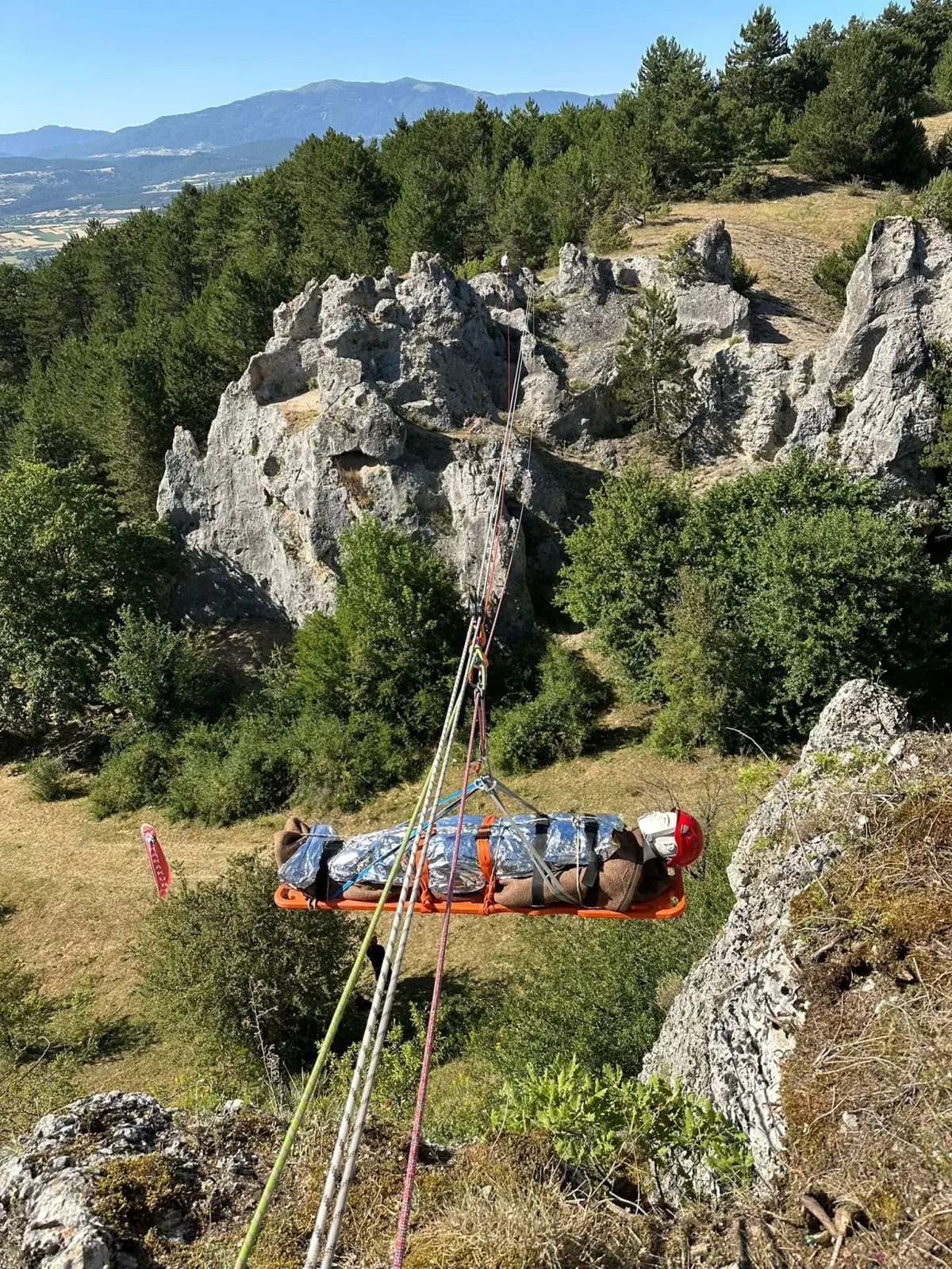 Bolu'da Arama Kurtarma Ekiplerine Eğitim ve Tatbikat