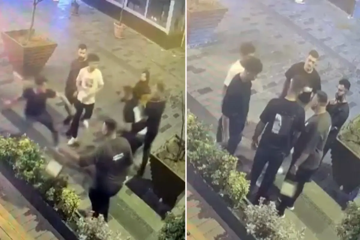 Kadınları taciz eden iki kişiyi bıçakla yaraladı