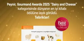 VakıfBank Kültür Yayınları'nın Lezzet Dolu Kitabı 'Peynir' Dünyanın En İyisi Seçildi