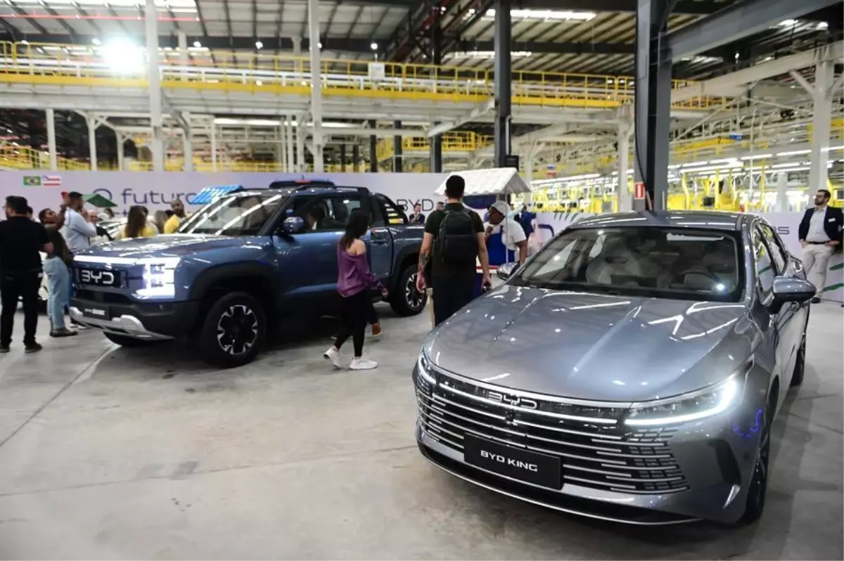 BYD, Brezilya'daki Fabrikasında İlk Binek Aracını Üretti