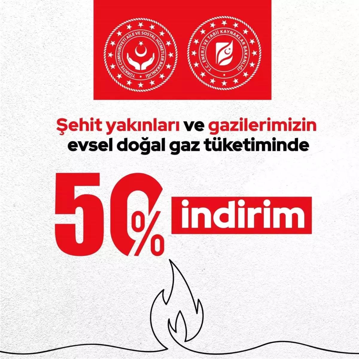 Bakan Göktaş'tan Şehit Yakınları ve Gazilere Doğal Gaz İndirimi İçin Teşekkür