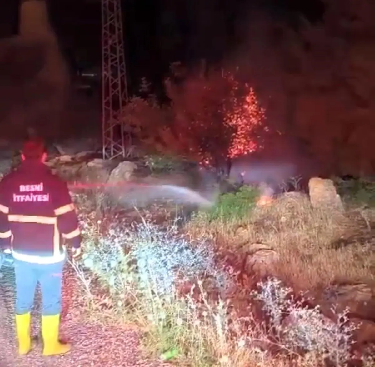 Adıyaman'da Orman Yangını: 600 Dönüm Kül Oldu