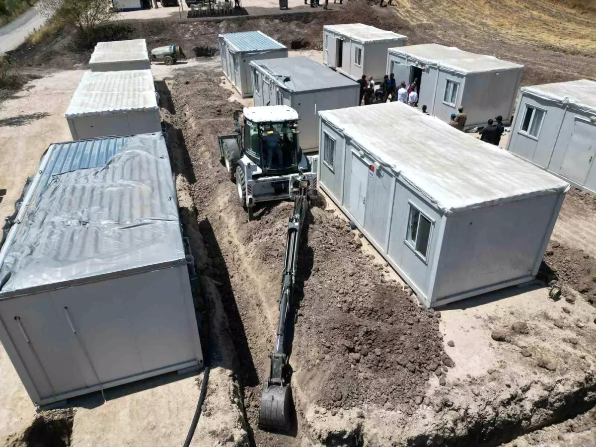 Bilecik'te Orman Yangınlarının Ardından Konteyner Kentler Kuruluyor