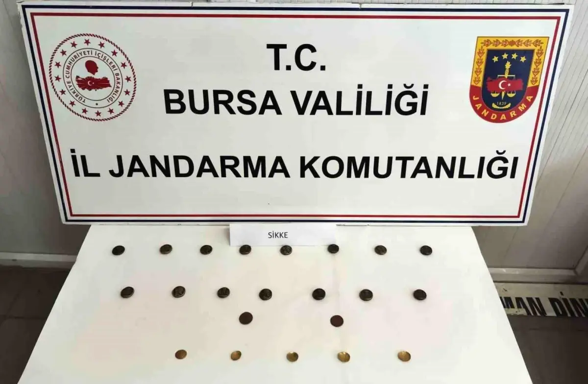 İnegöl'de Tarihi Eser Kaçakçılığı Operasyonu