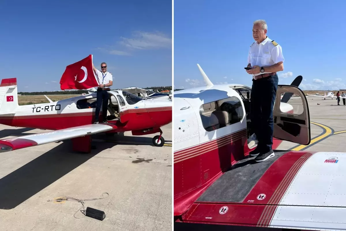 Düşen uçağın pilotunun son fotoğrafı yürekleri yaktı
