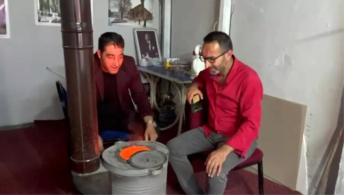 Erzurum'da Temmuzda Soba Yakıldı