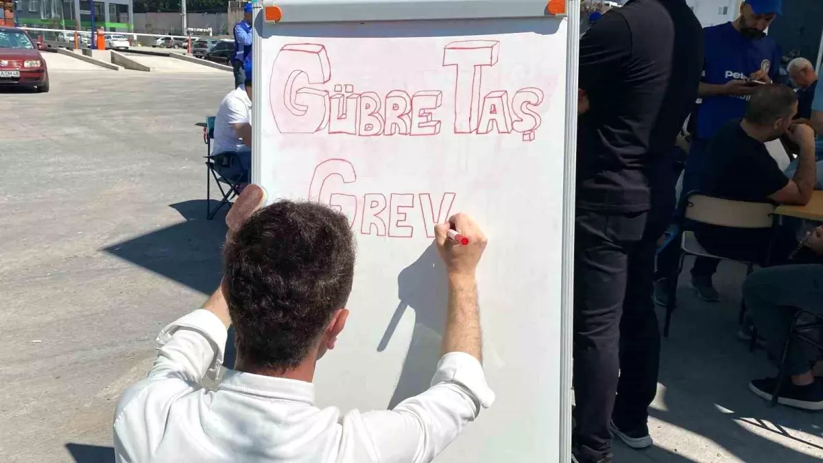 Gübretaş Fabrikası İşçileri Grev Başlattı