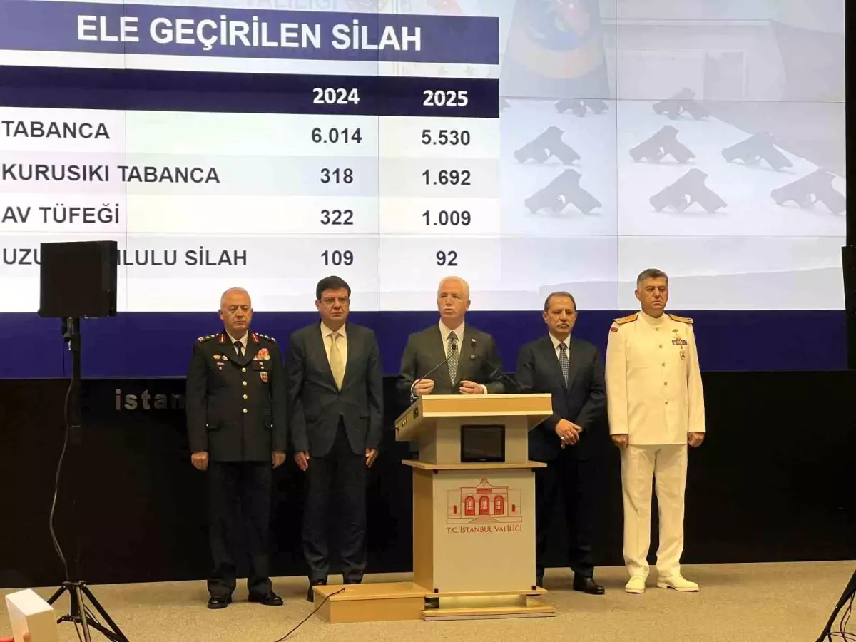 İstanbul Valisi Davut Gül, 2025 yılının 6 aylık emniyet verilerini açıkladı