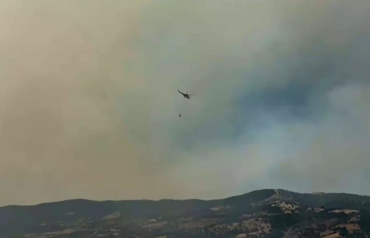 Köseler Mahallesi Yangın Nedeniyle Tahliye Edildi