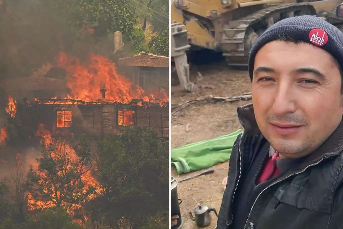 Ödemiş'teki yangından acı haber! Orman işçisi şehit oldu