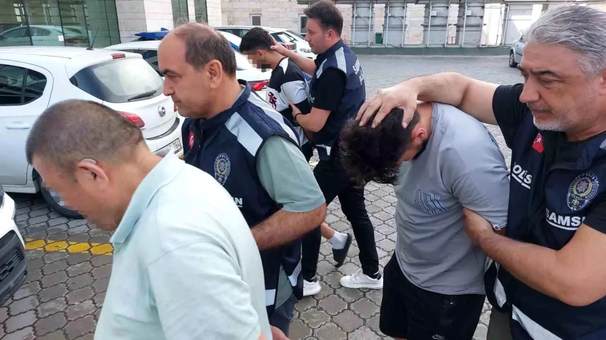 Samsun'da Park Yeri Kavgası: 5 Gözaltı, 3 Kişi Adliyeye Sevk edildi