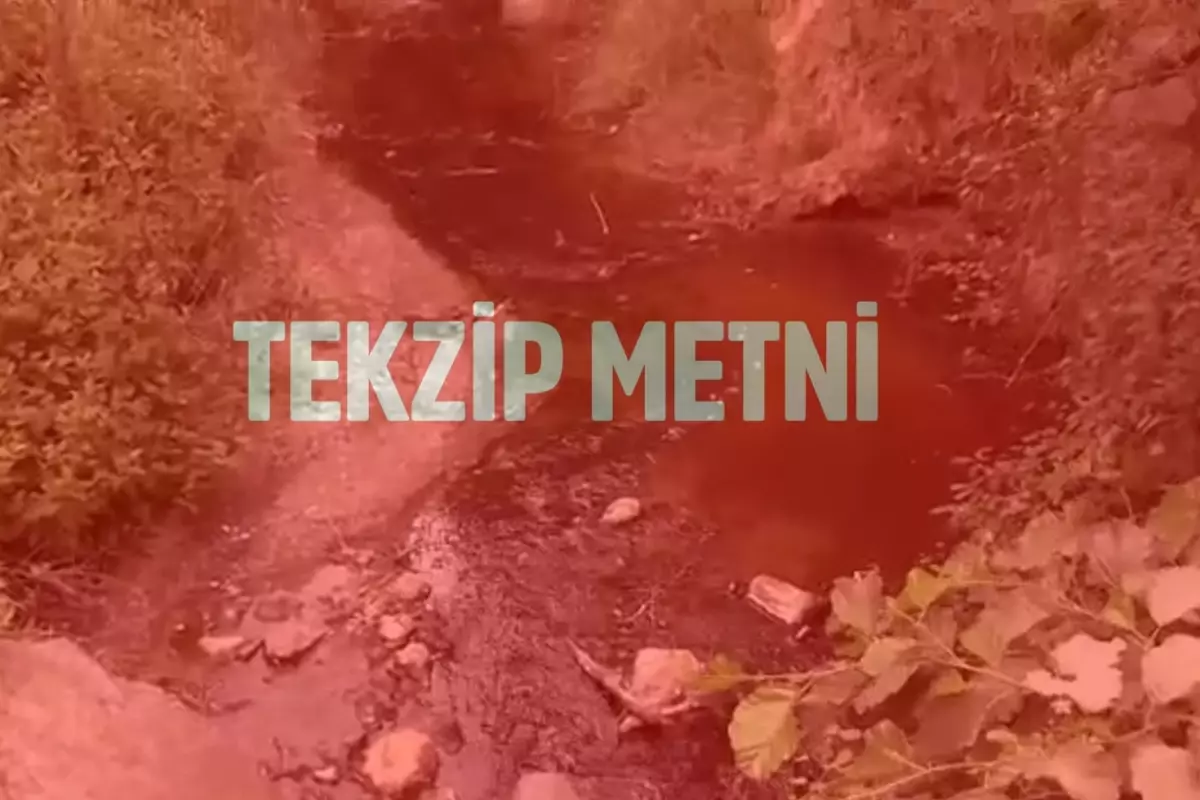 'Şile'de atık su krizi' haberine dair tekzip metni