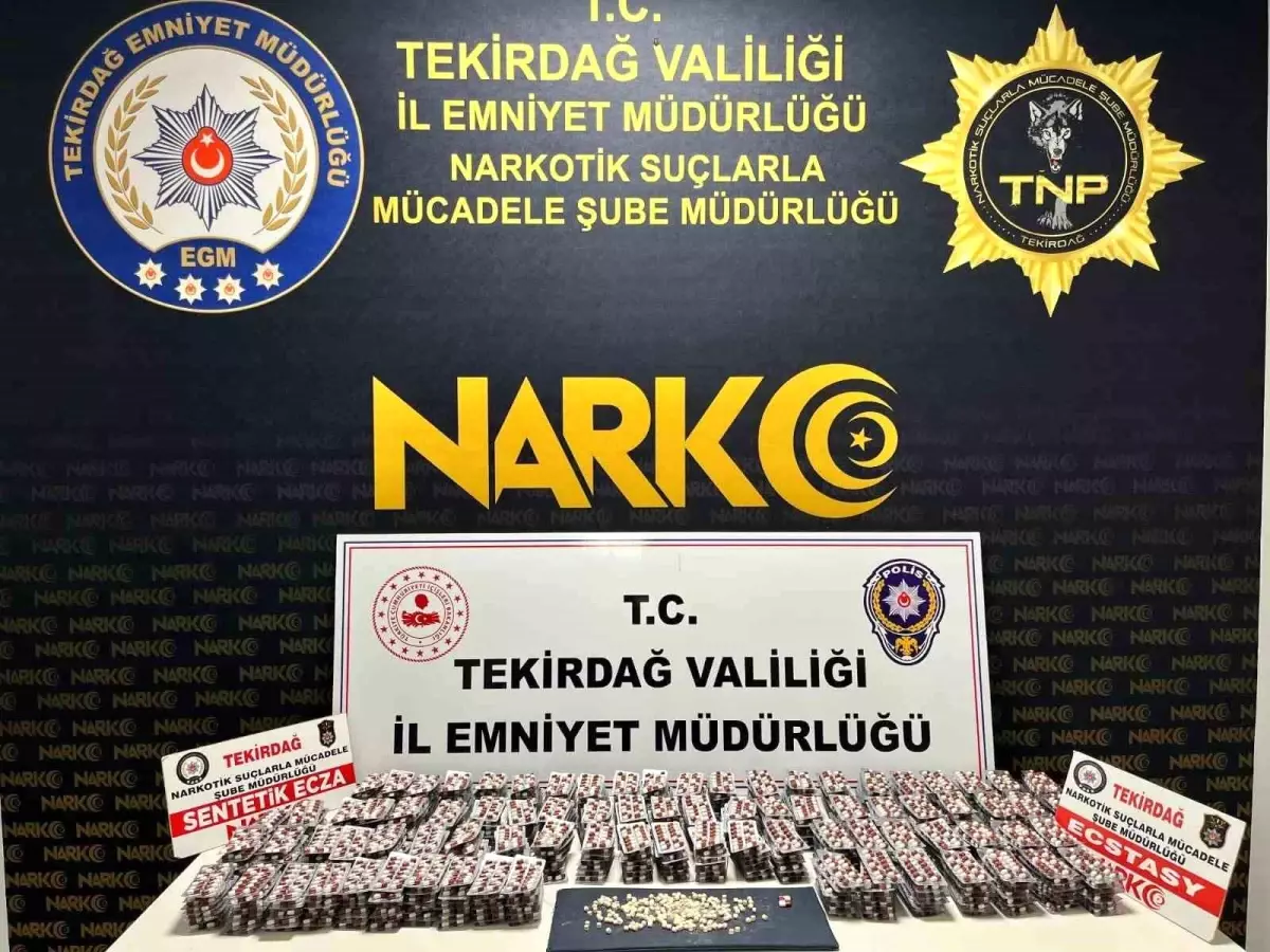 Tekirdağ'da Uyuşturucu Operasyonu: 900 Bin TL'lik Madde Ele Geçirildi