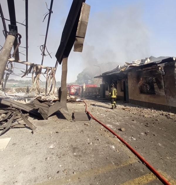 Explosion at the gas station! More than 20 injured