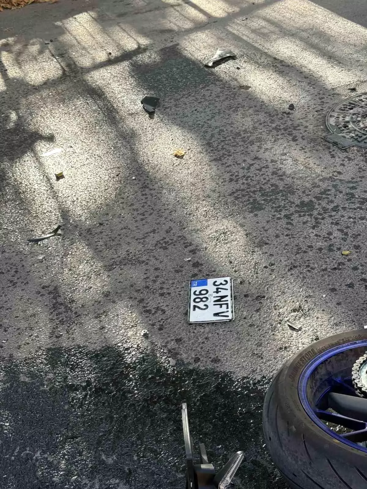 Avcılar'da Motosiklet Kazası