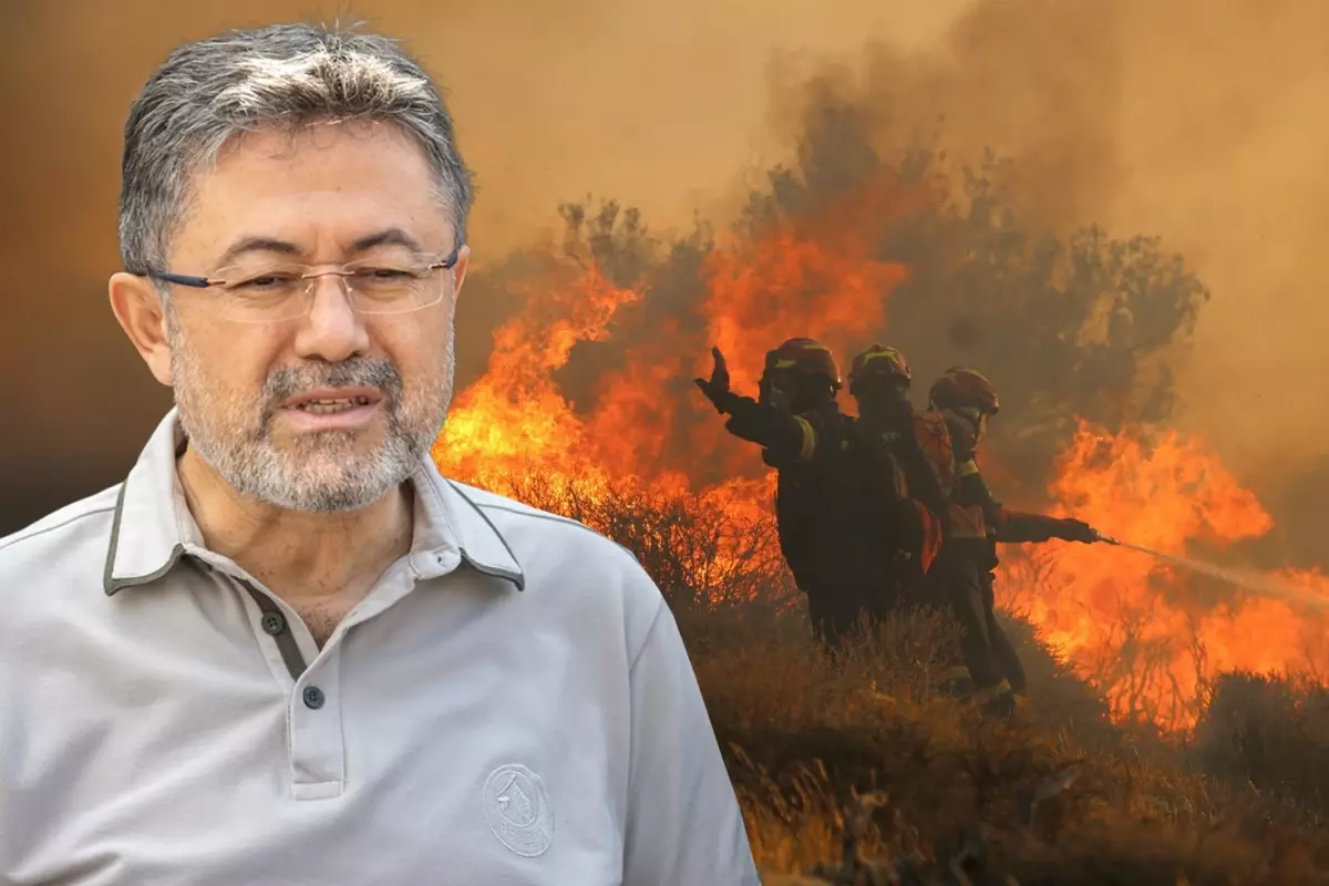 Bakan Yumaklı: Çeşme'deki yangın kontrol altına alındı