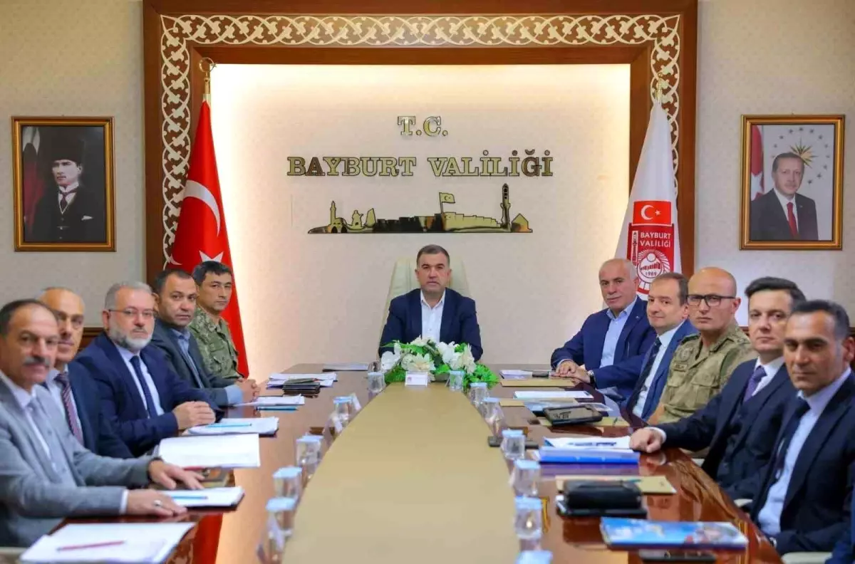 Bayburt'ta 15 Temmuz ve Dede Korkut Şöleni Hazırlıkları Değerlendirildi