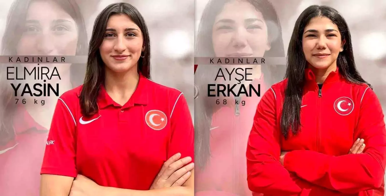 Elmira Yasin ve Ayşe Erkan, U20 Avrupa Güreş Şampiyonası'nda Bronz Madalya Kazandı