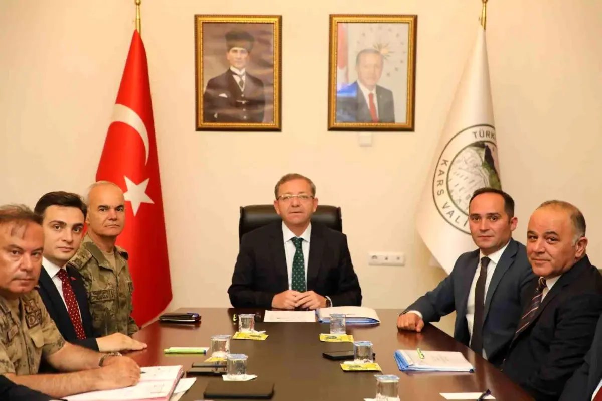 Kars'ta Güvenlik ve Asayiş Koordinasyon Toplantısı Düzenlendi
