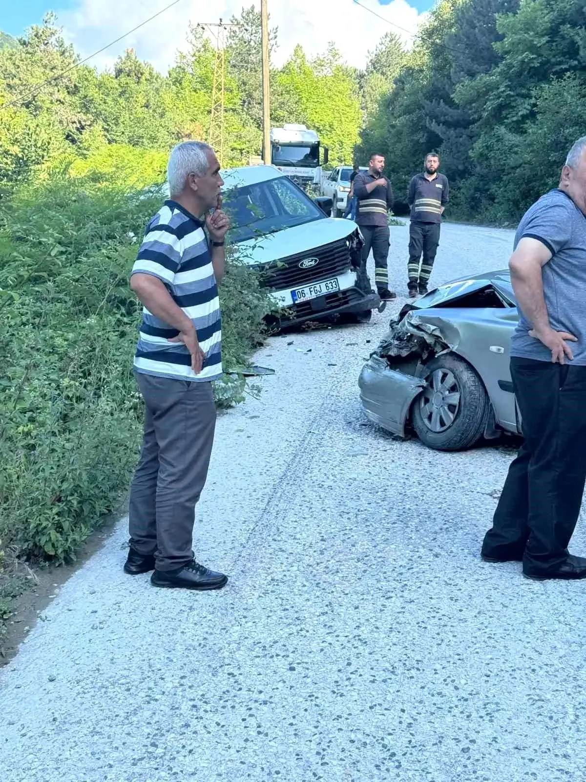 Kastamonu'da Otomobil Çarpışması: 1 Yaralı