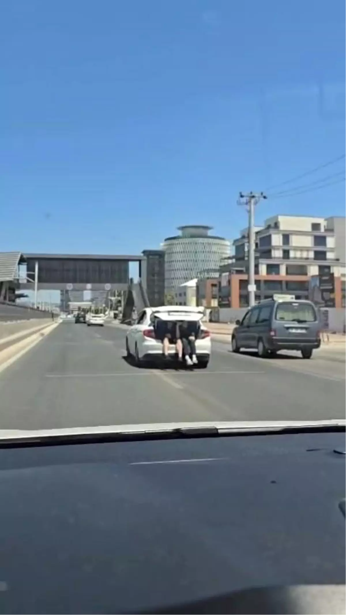 Bursa'da Tehlikeli Bagaj Yolculuğu