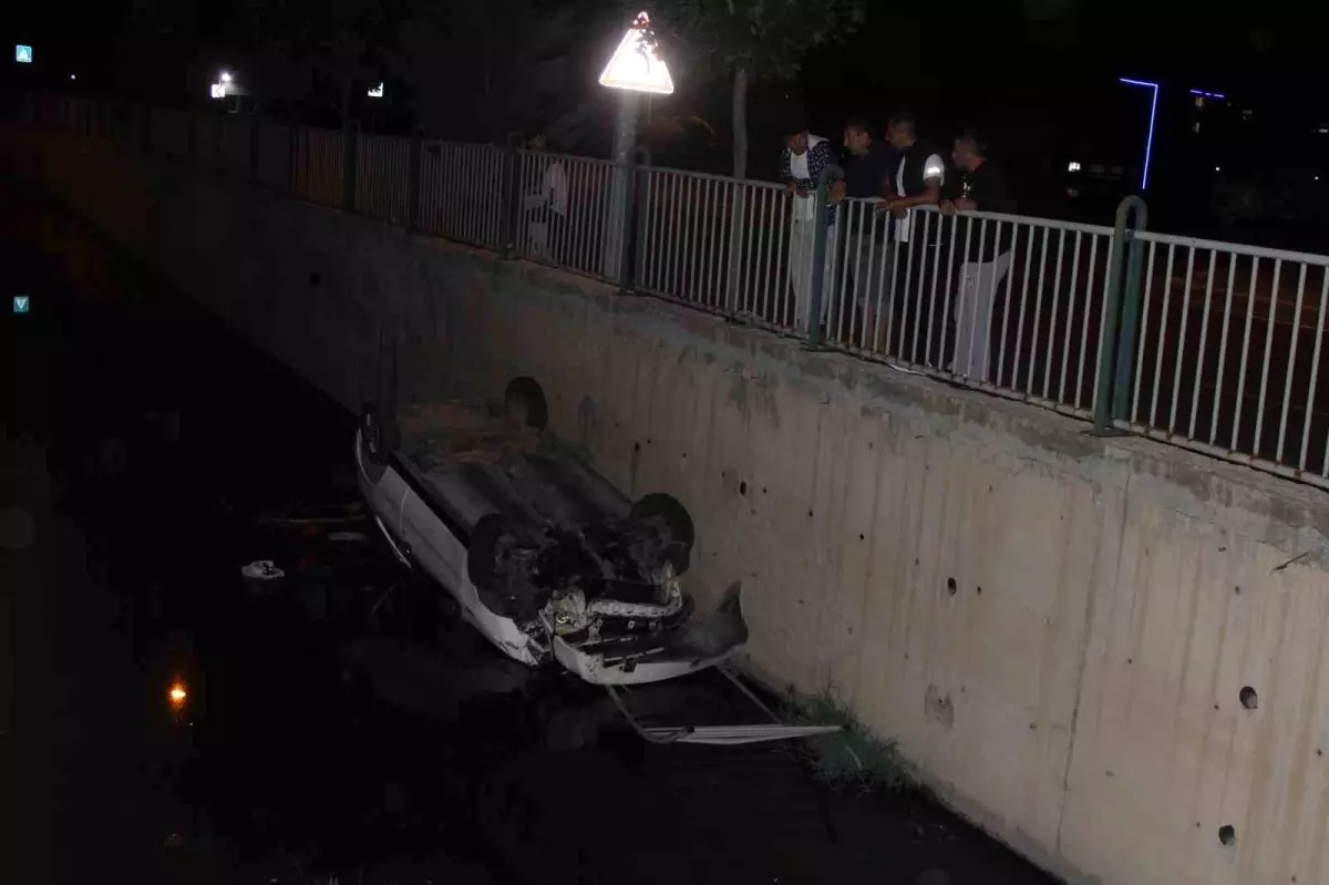 Kayseri'de Otomobil Su Kanalına Düştü: 1 Yaralı