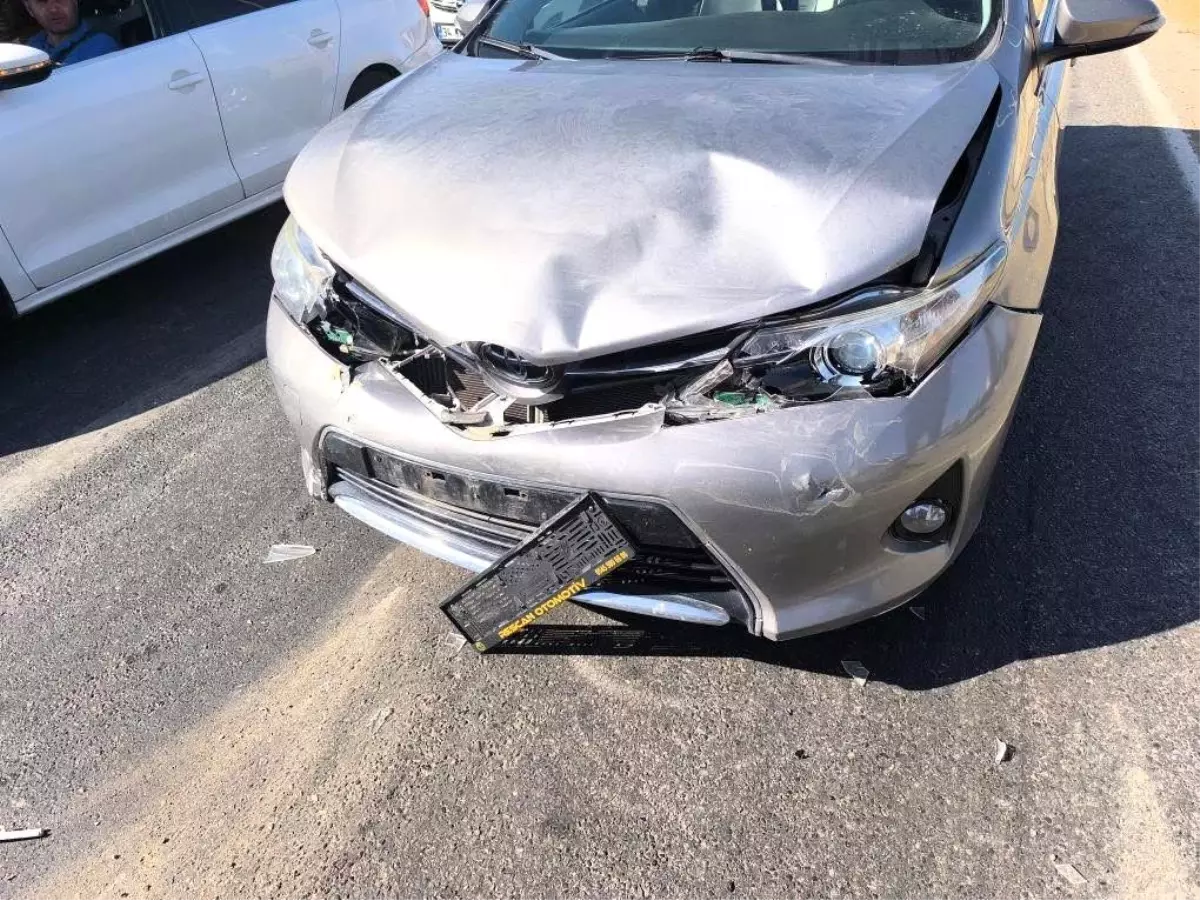 Siirt'te Maddi Hasarlı Kaza
