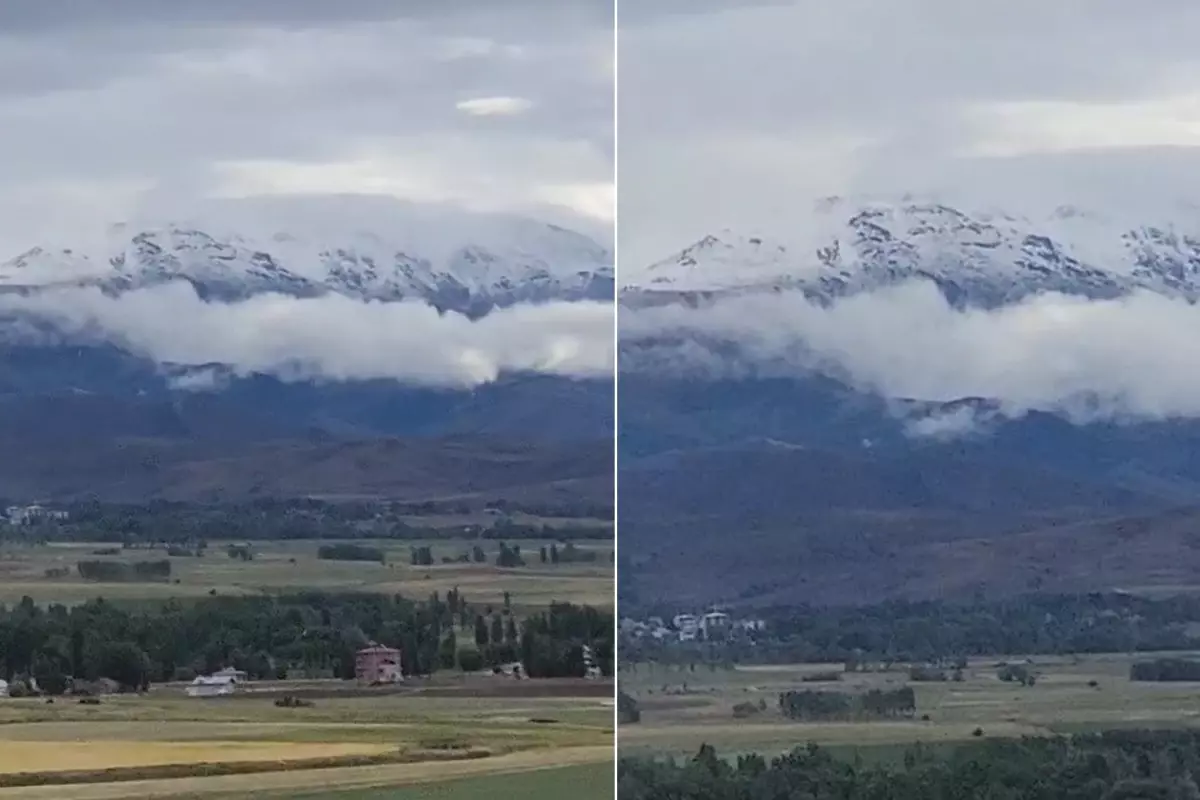Temmuz ayında kar sürprizi! Yaz görmeden kış geldi