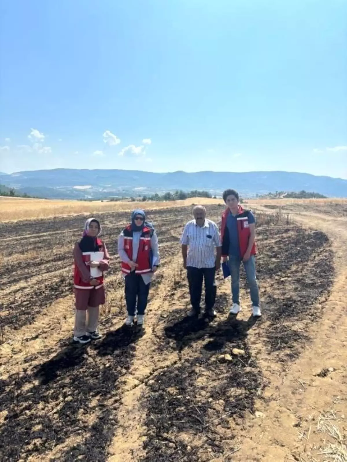 Büyükyenice Köyü'ndeki Yangın Sonrası Psikososyal Destek Çalışmaları Başlatıldı